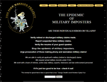 Tablet Screenshot of fakewarriors.org